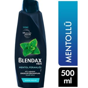 شامپو مو مردانه خنک کننده عصاره نعناع بلنداکس BLENDAX