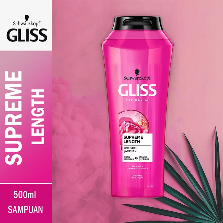شامپو تقویت کننده موهای شکننده گلیس GLISS مدل SUPREME LENGTH - Image 2
