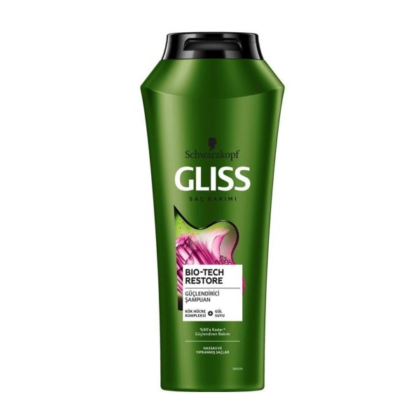 شامپو تقویت کننده گلیس GLISS مدل BIO TECH RESTORE