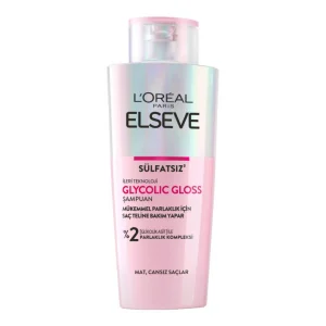 شامپو براق کننده مو بدون سولفات لورال LOREAL مدل GLYCOLIC GLOSS