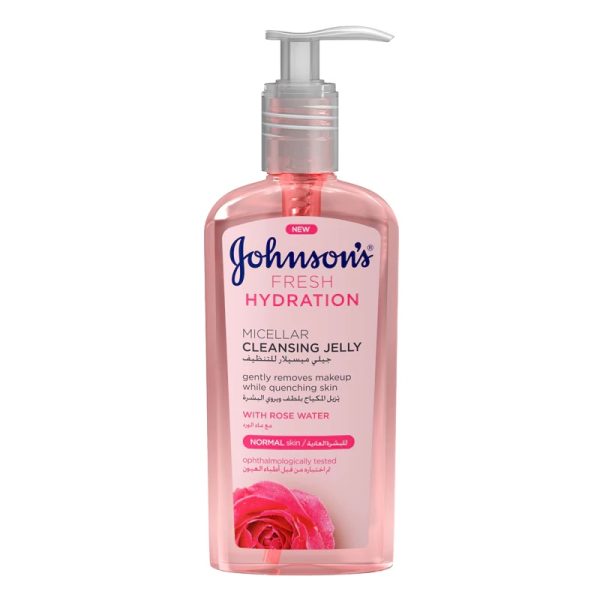 میسلار ژل آرایش پاک کن جانسون Johnson`s مدل FRESH HYDRATION
